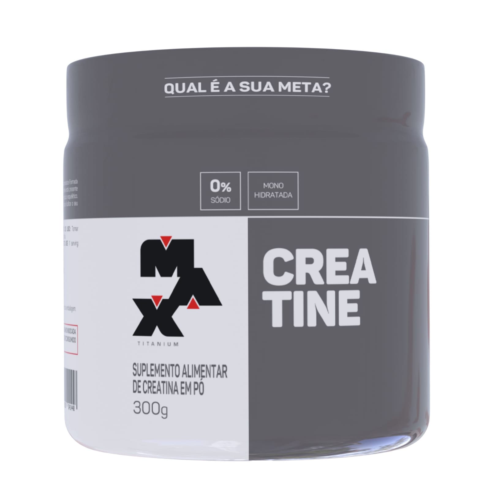 Creatina Max titanium pote 300g - Neutro